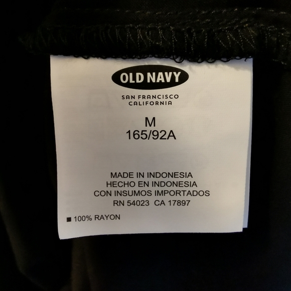 OLD NAVY | Spaghetti Strap Tank Top, Black (NEW) - Picture 5 of 6